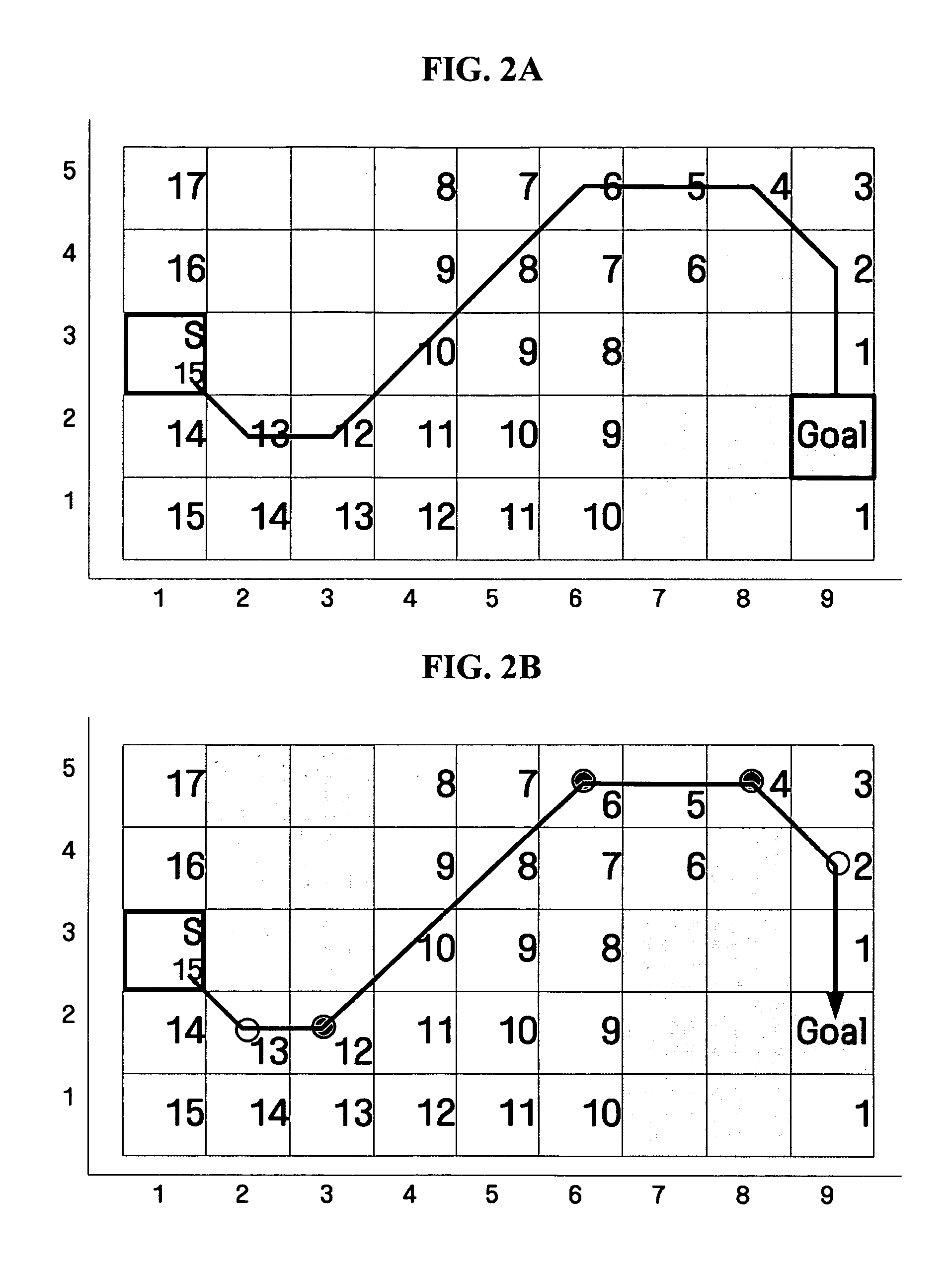 Method and apparatus for moving in minimum cost path using grid map