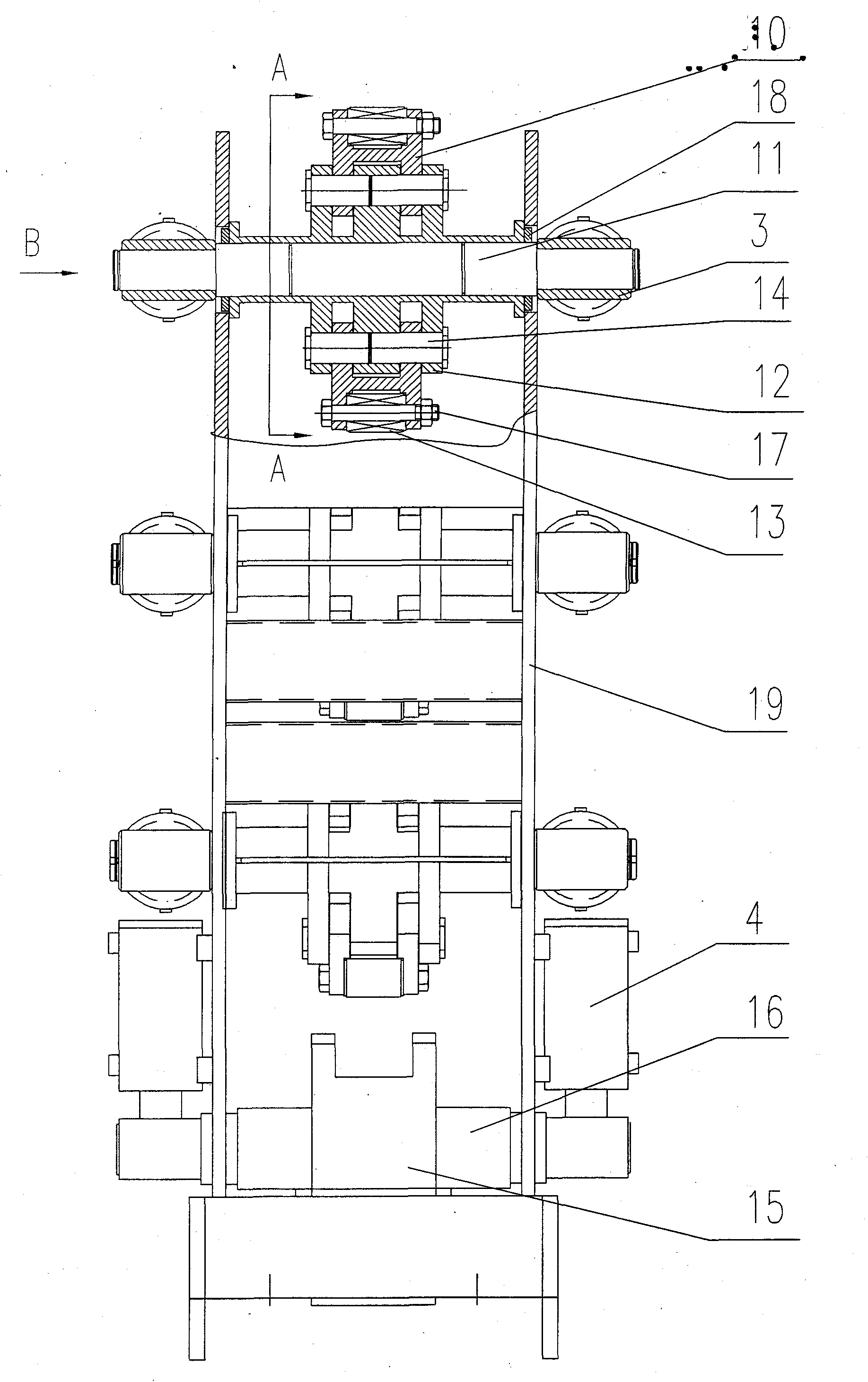 Clamping device of injection head of continuous string coiled tubing