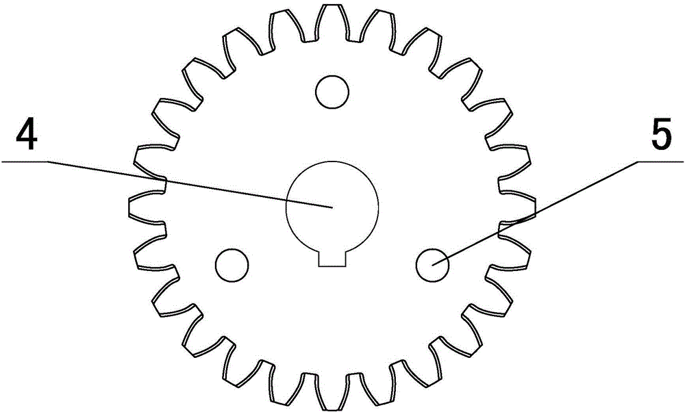 Tangential modified gear