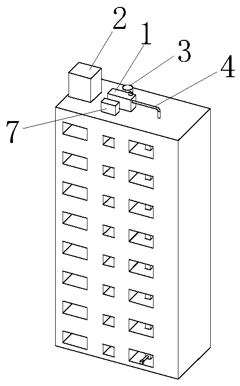 Ultra-high-rise building fire extinguishing system and fire extinguishing method