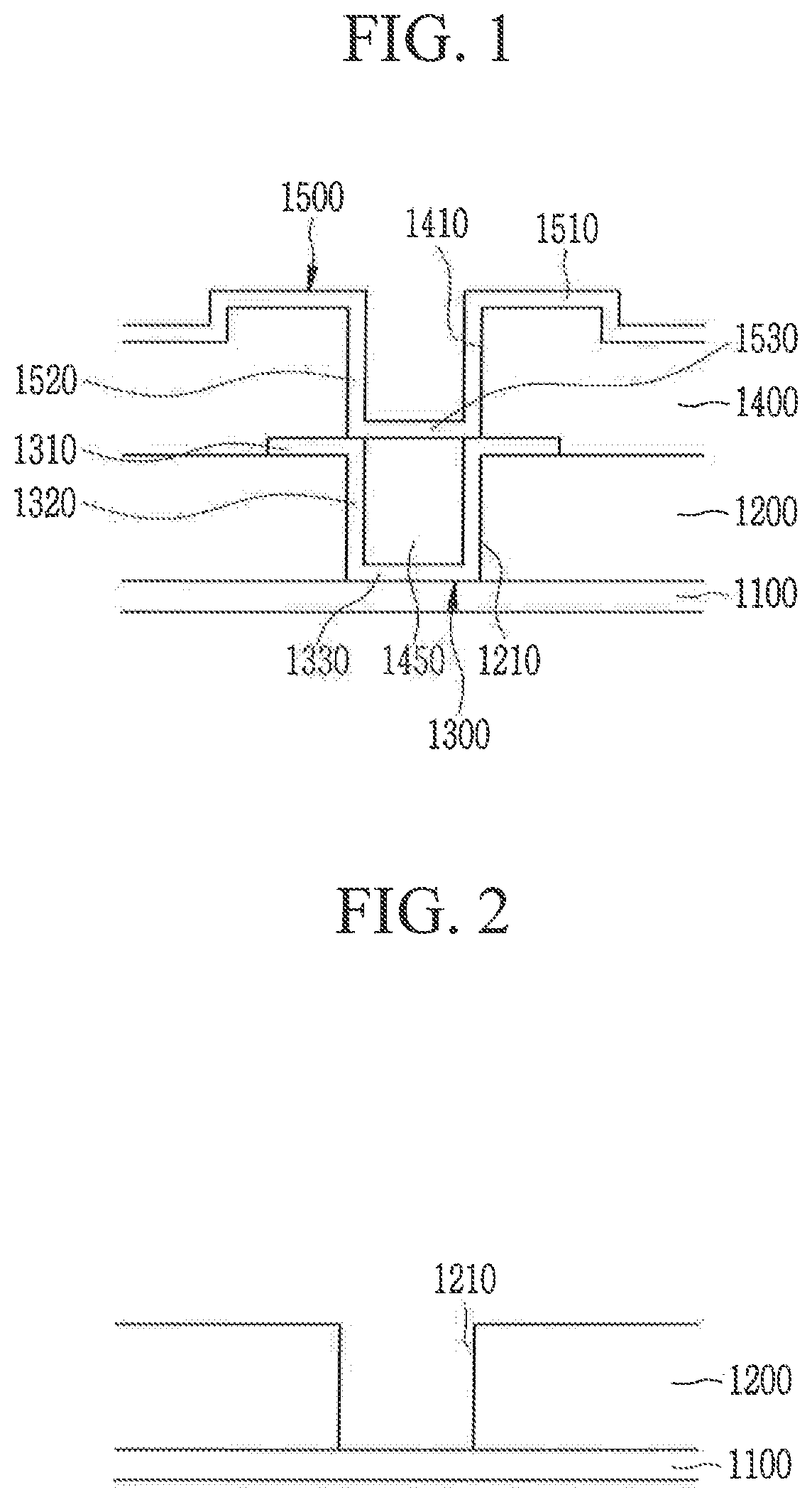 Connecting structure of a conductive layer