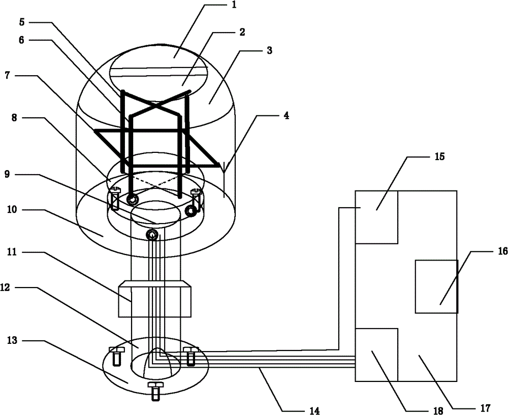 System for integrally, synchronously and comprehensively observing lightning electromagnetic signals