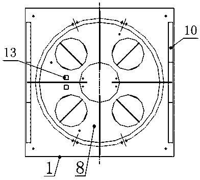 A transfer system for raw tire transfer device