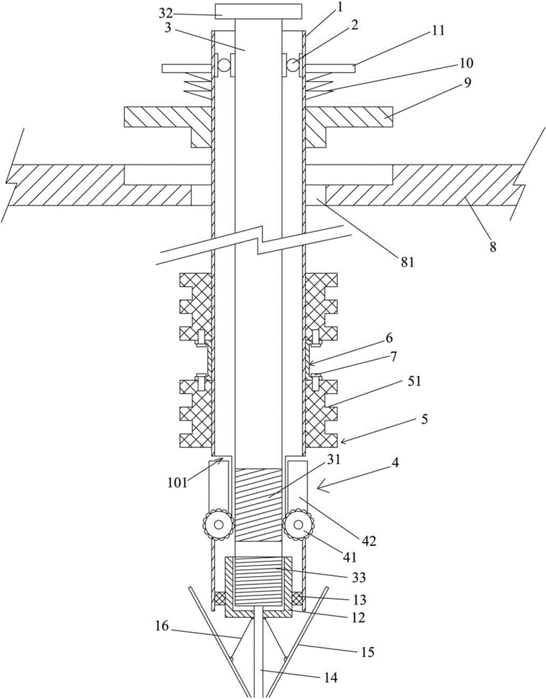 Slope reinforcement improvement device for building municipal engineering