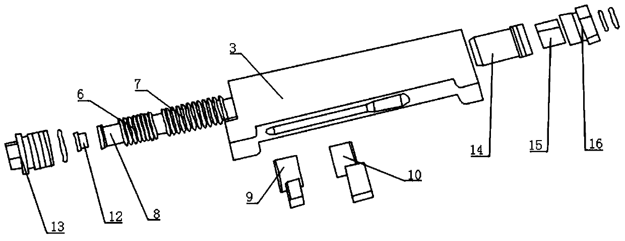 Hand relieving mechanism of parking braking cylinder