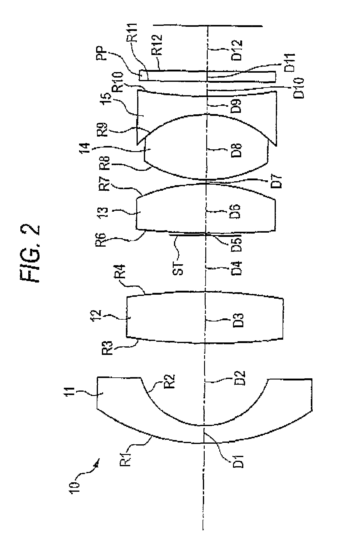 Imaging lens and camera system including the same lens