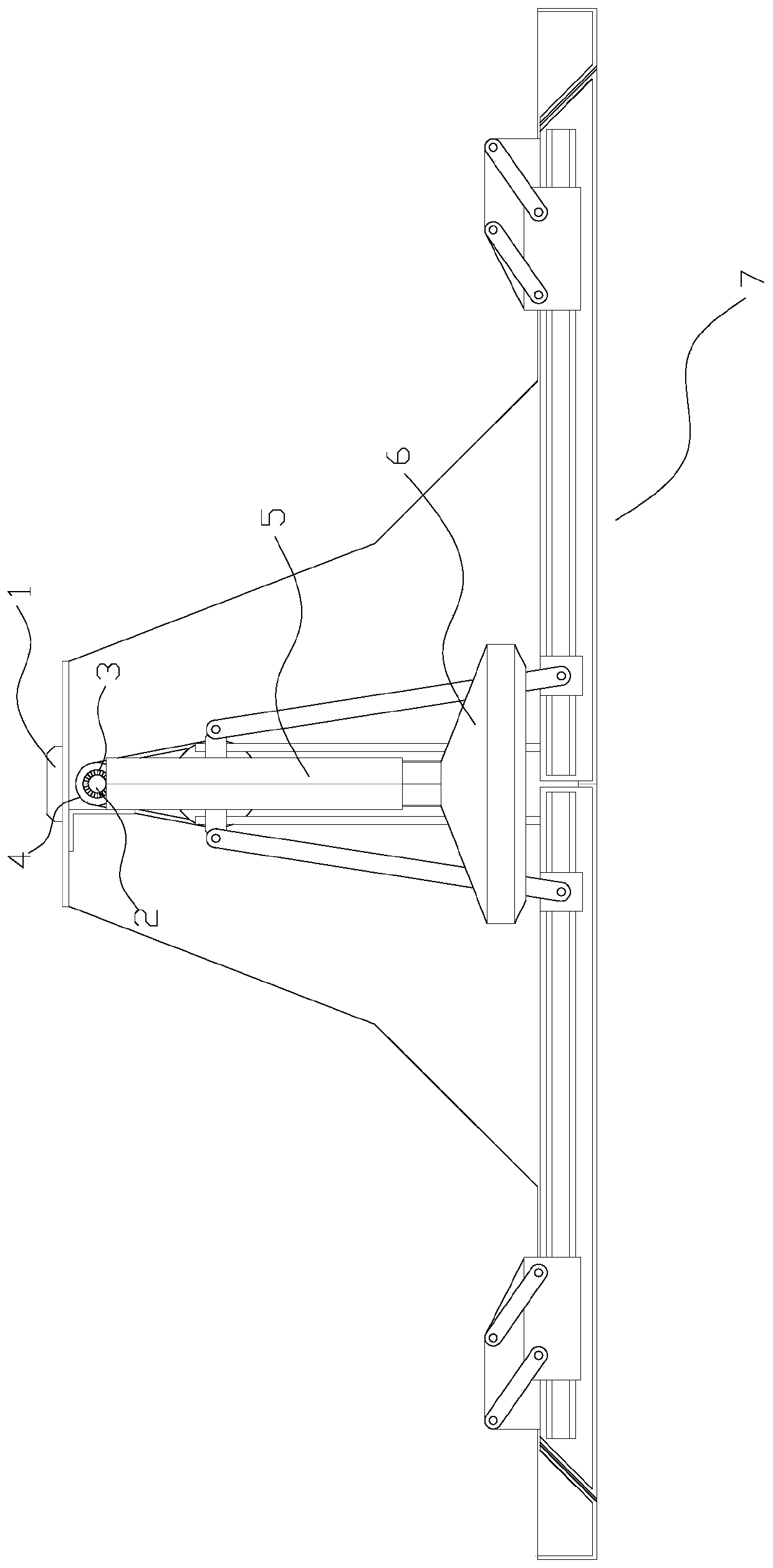 A retractable ceiling storage fan