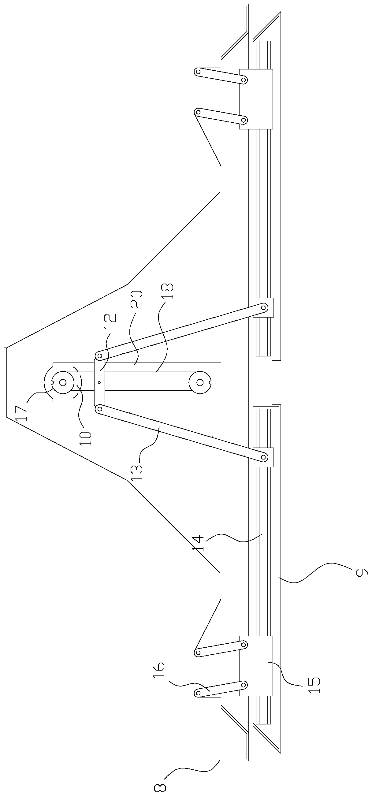 A retractable ceiling storage fan