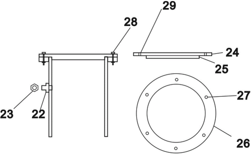 Aeration zone soil adsorption parameter tester based on weak adsorption pollutants