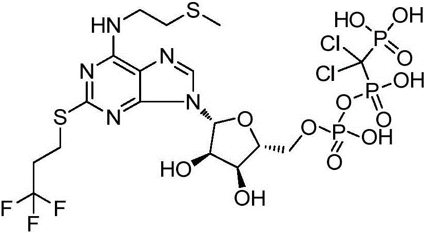 Synthesis method of cangrelor intermediate