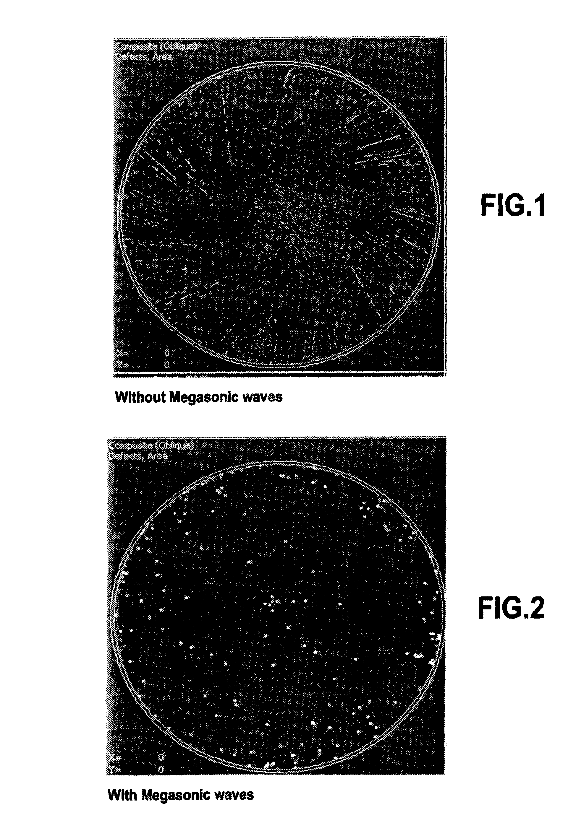 Reduction of watermarks in HF treatments of semiconducting substrates