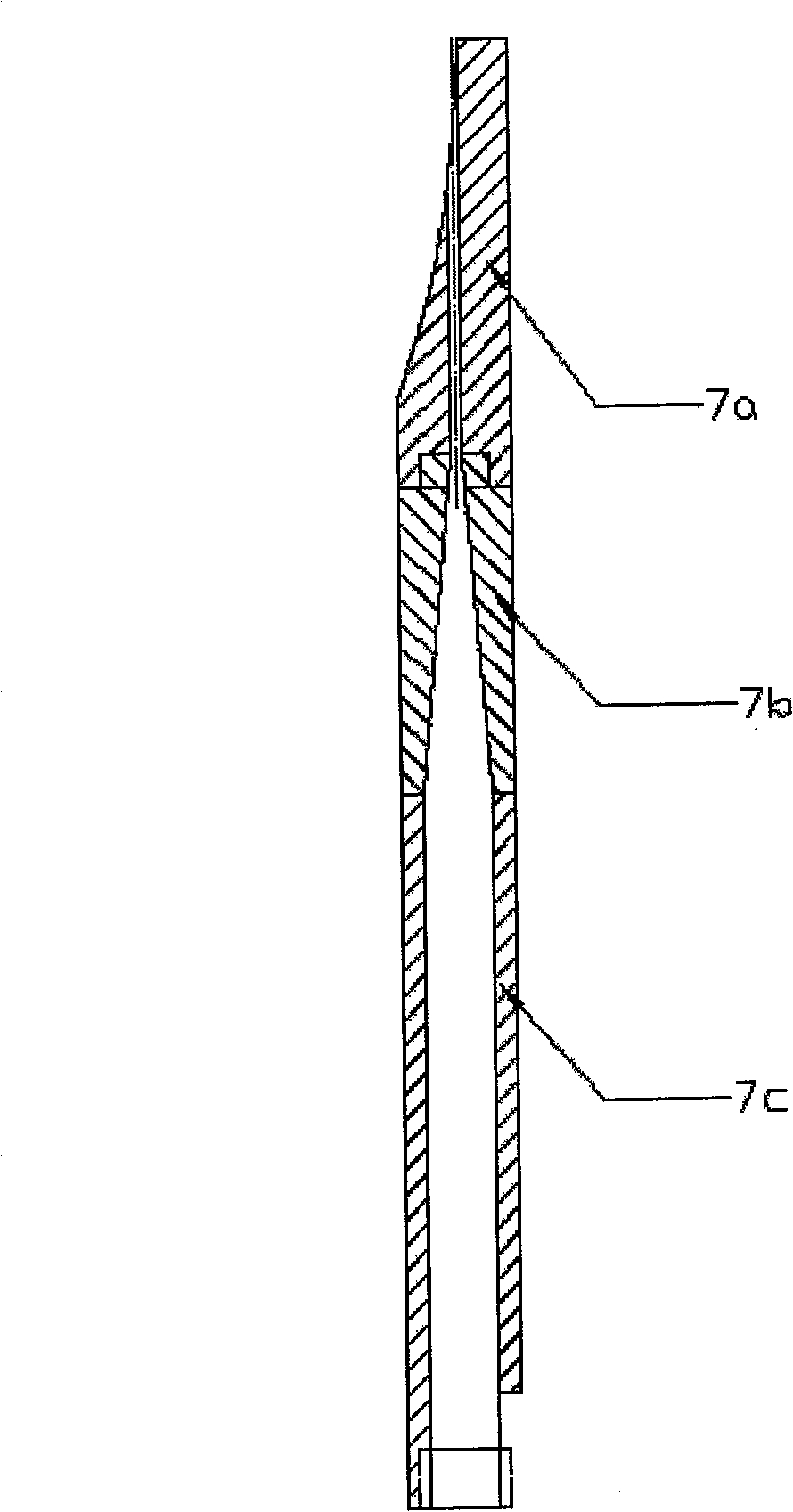 Double chamber vortex generator for single effect solar energy absorption refrigeration system