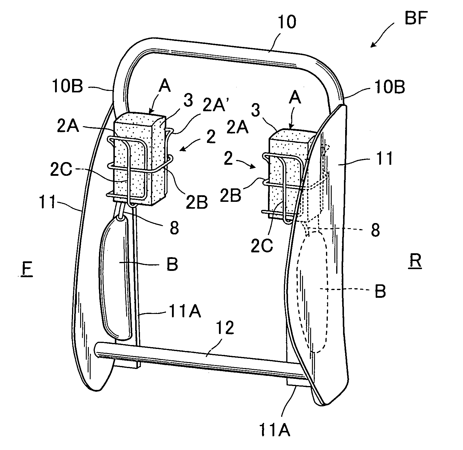 Automotive seat with inflatable cushion device