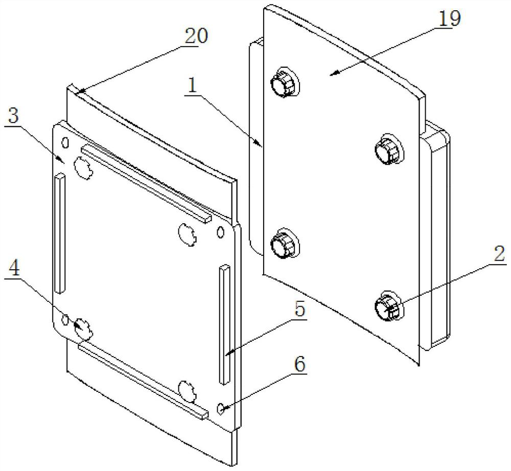 A fire wall insulation structure with double-layer sound insulation