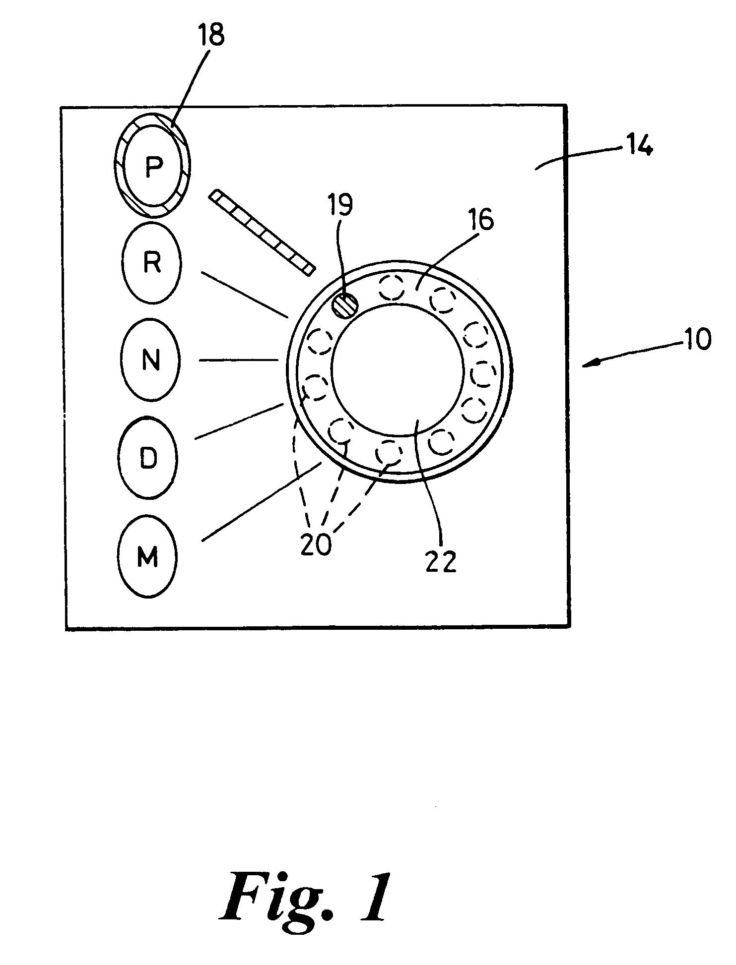 Selector mechanism for a motor vehicle transmission