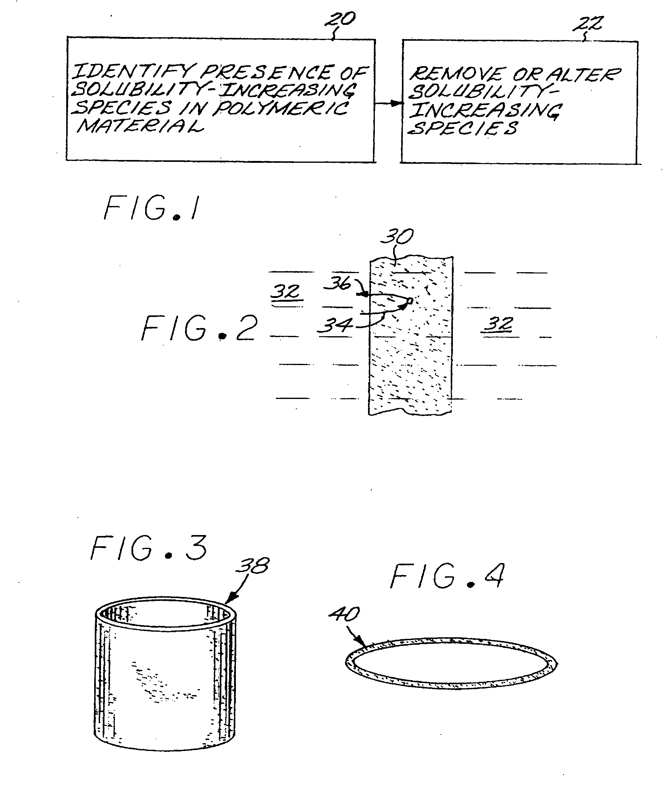 Reduction of permeation through a polymer