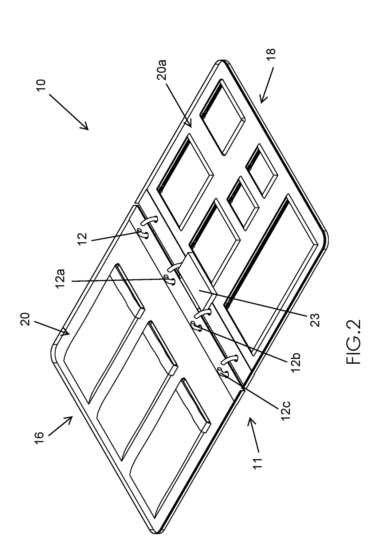 Compartmentalized and transparent jewelry binder and associated use thereof