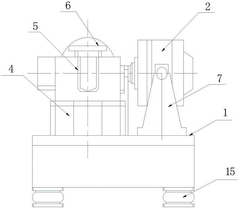 Three-axis intermediate-frequency vibration standard device