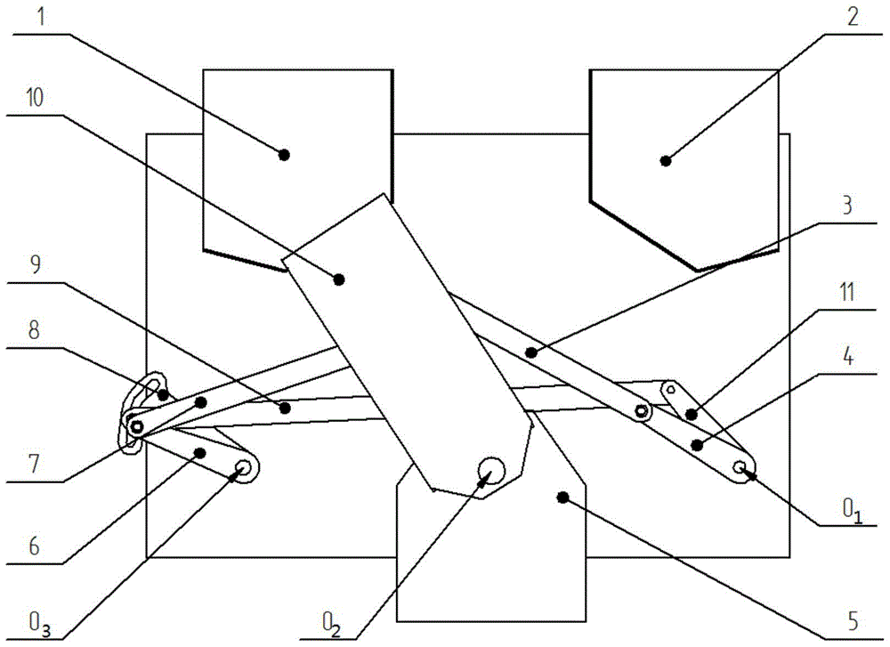 A three-position switch with closing self-locking