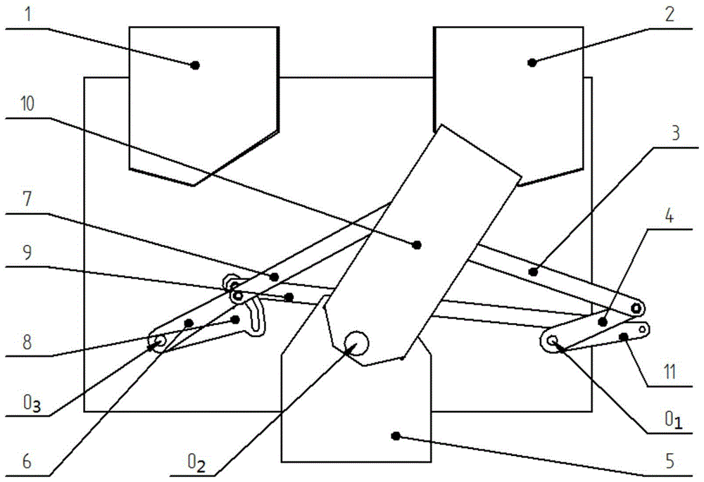 A three-position switch with closing self-locking