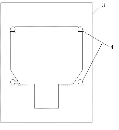 Device for collecting die cut excess materials of labels