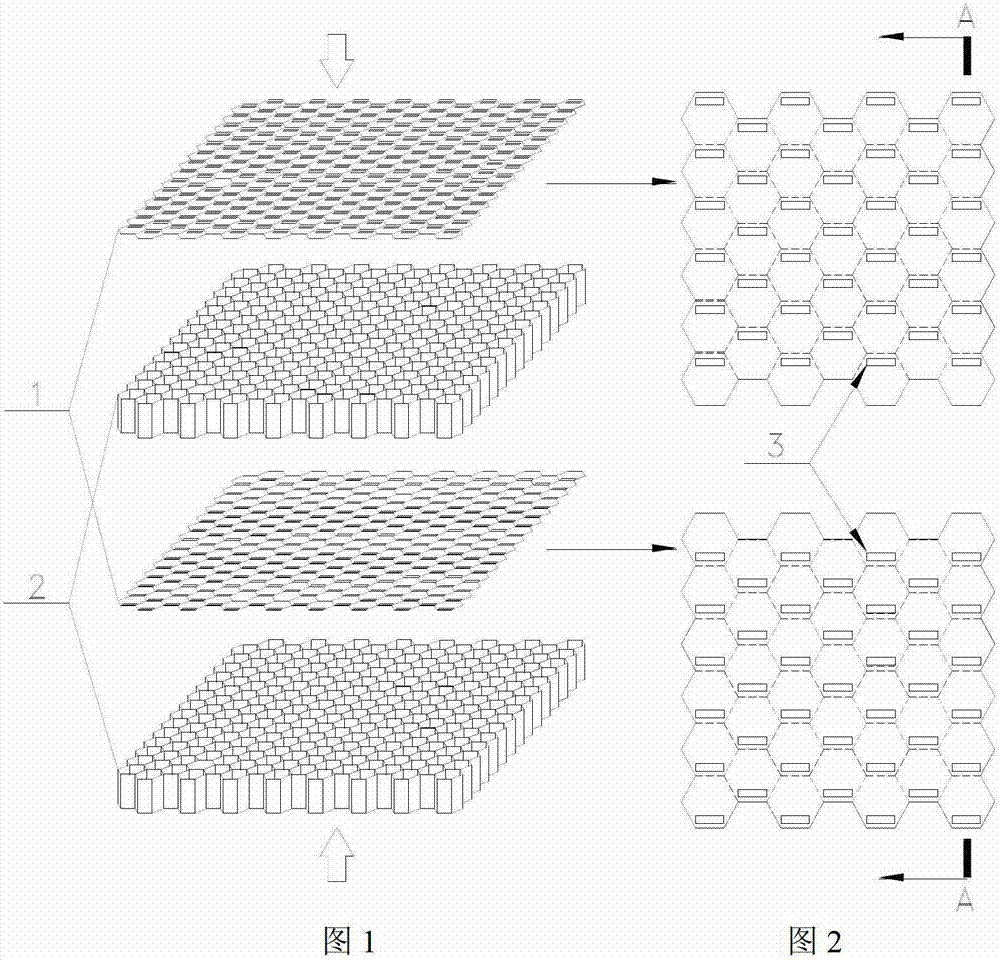 A preparation method of a functional module for absorbing droplets and VOC in airflow