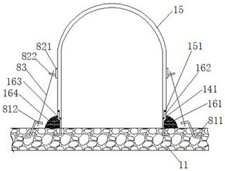 A kind of vacuum pipeline for high-speed train and installation assembly