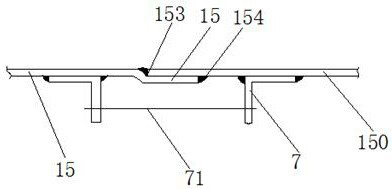 A kind of vacuum pipeline for high-speed train and installation assembly