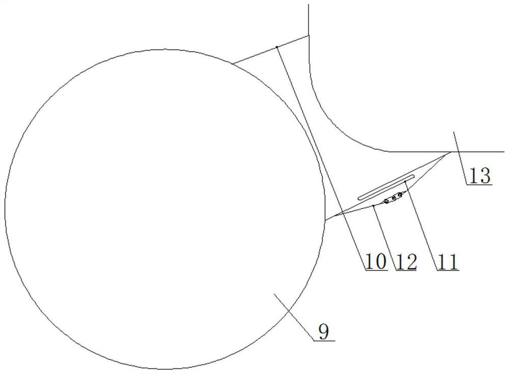 Secondary unlocking type helicopter emergency floating bag