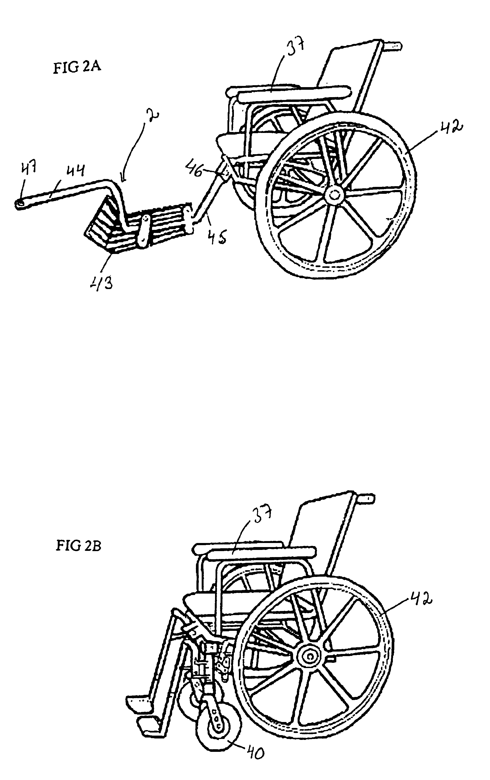 Companion rider wheel chair