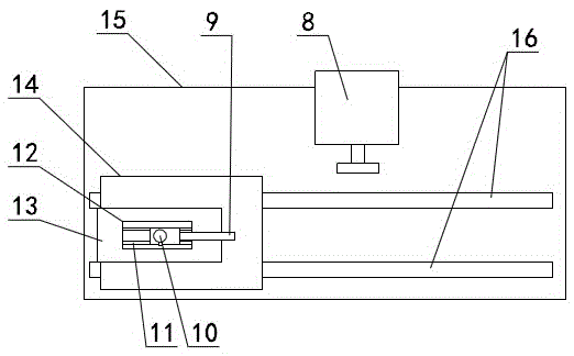 Slate grinding treatment device