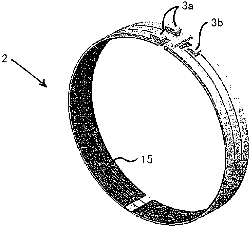 Wrap-around braking device for planetary gear trains and planetary gear train having a wrap-around braking device