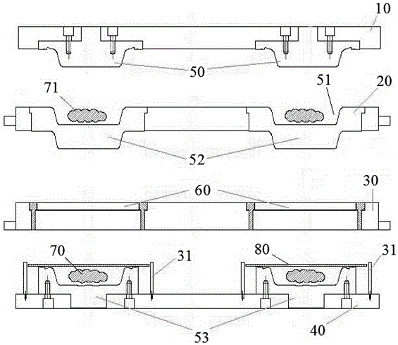 Production process of rubber diaphragm in automobile brake air chamber