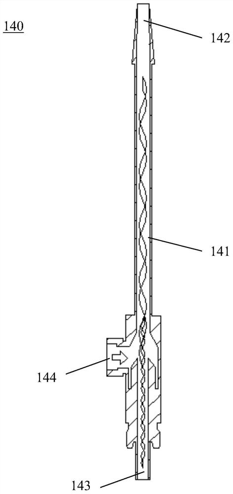 A kind of air drilling roller cone bit device