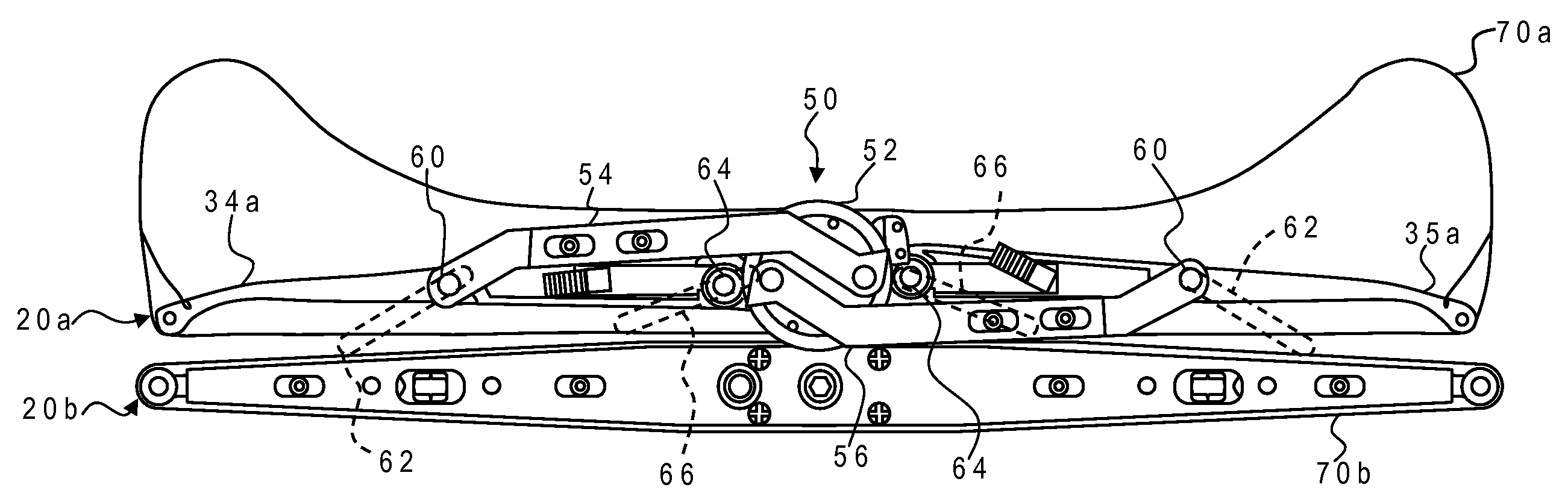 Table assembly for patient transfer device