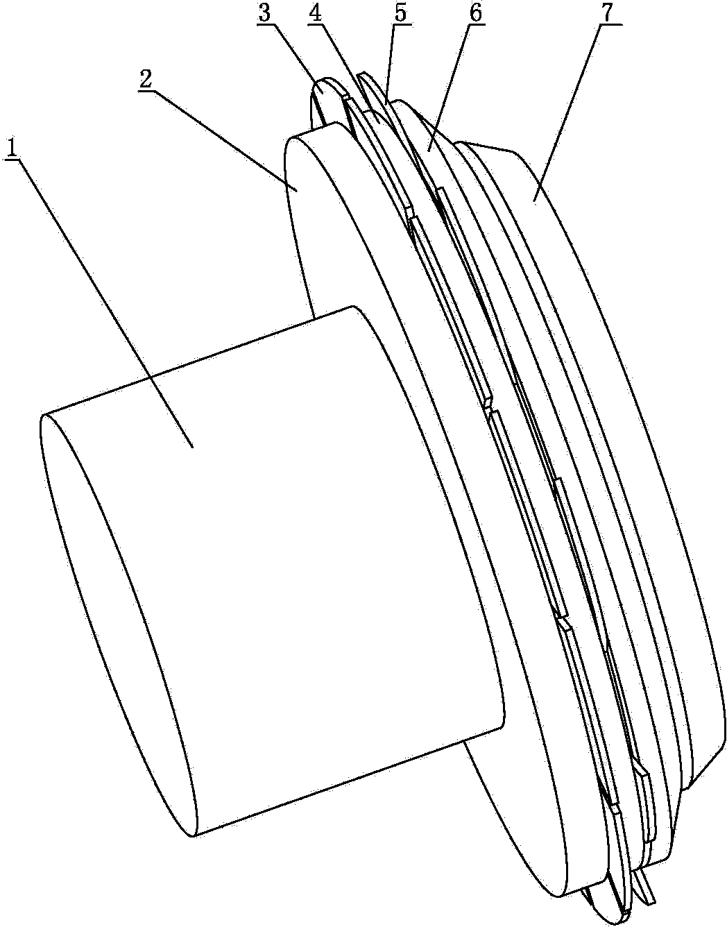 Combined cutter and separable cutting method of ceramic substrate LED