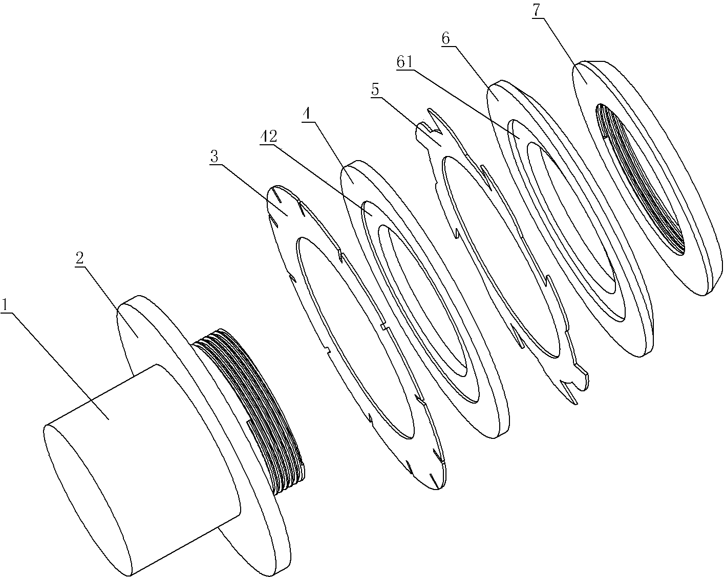 Combined cutter and separable cutting method of ceramic substrate LED