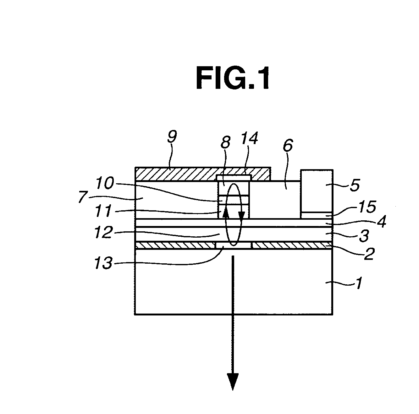 Device for generating or detecting electromagnetic radiation, and fabrication method of the same