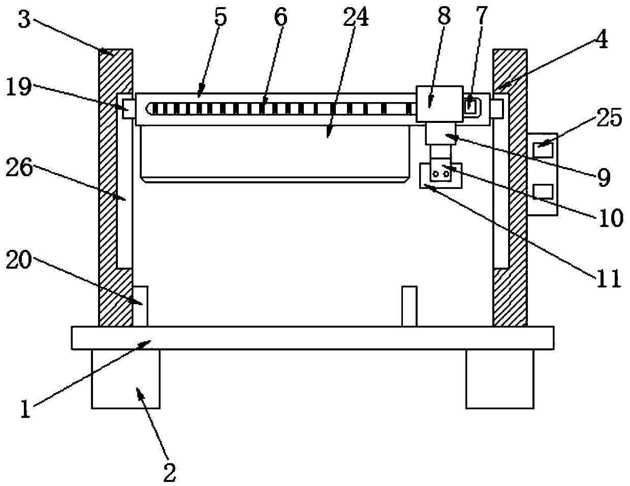 Automatic paperboard slitting device for carton processing