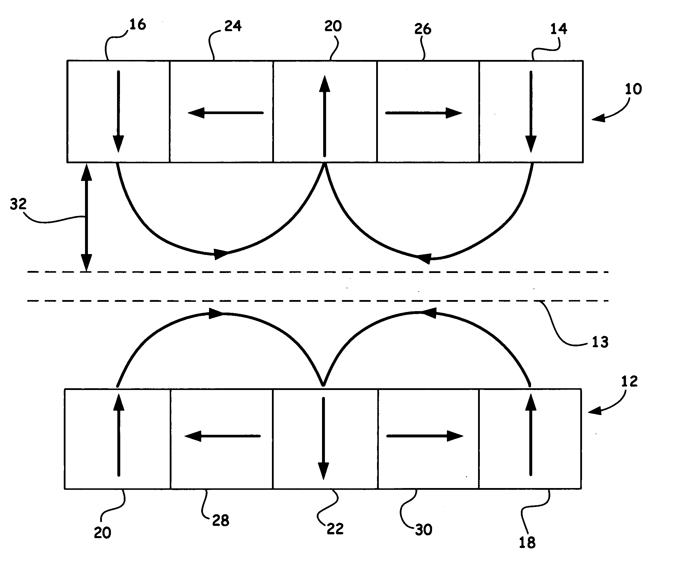 Oscillation damping means for magnetically levitated systems