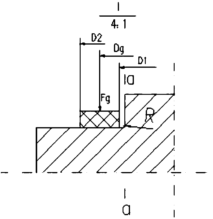 Design method for back pressure-bearing flat cover