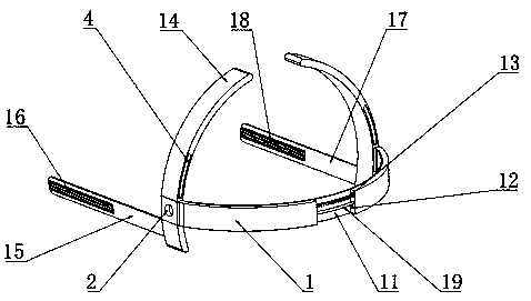 Eyelid opening device for medical operation