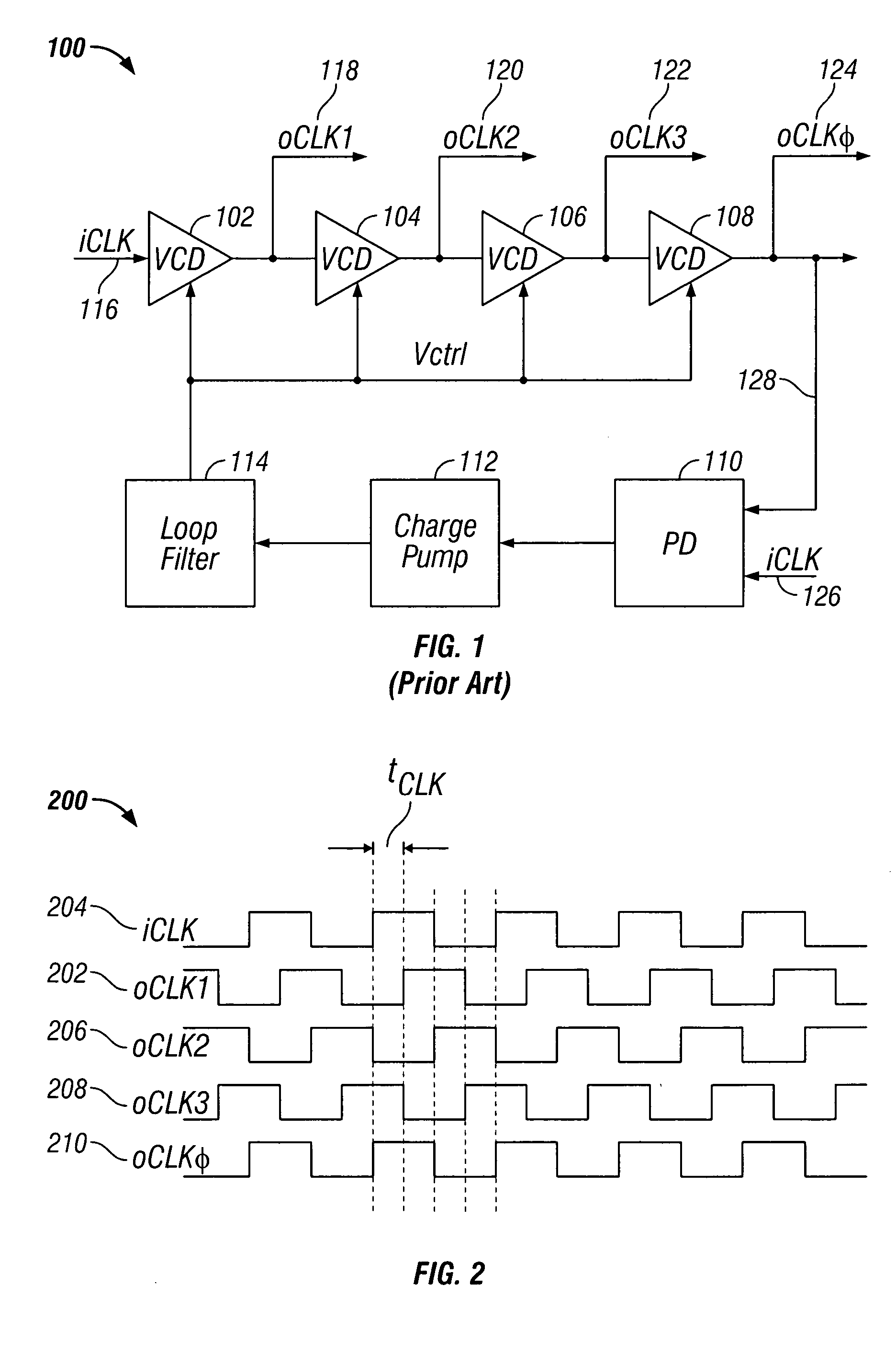 Generating multi-phase clock signals using hierarchical delays