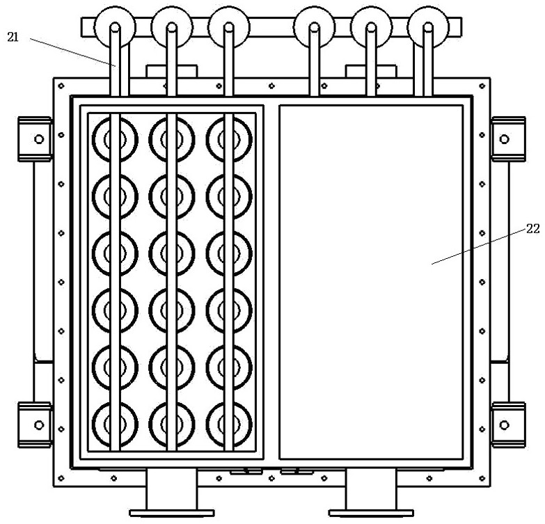 A method for filtering radioactive waste incineration flue gas