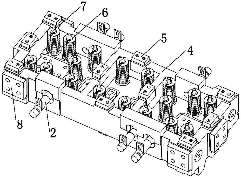 Upper die of stamping die and stamping die