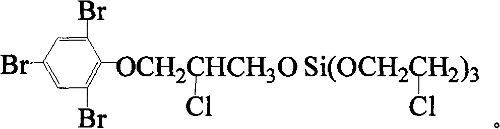 Chloro- and bromo-containing silicate flame retardant compound and preparation method thereof