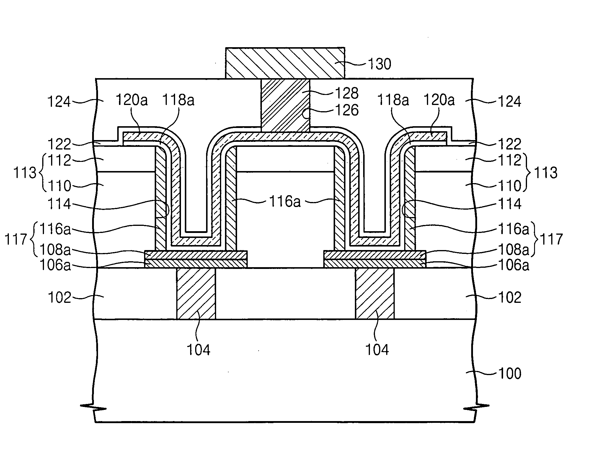 Semiconductor devices having a metal-insulator-metal capacitor and methods of forming the same