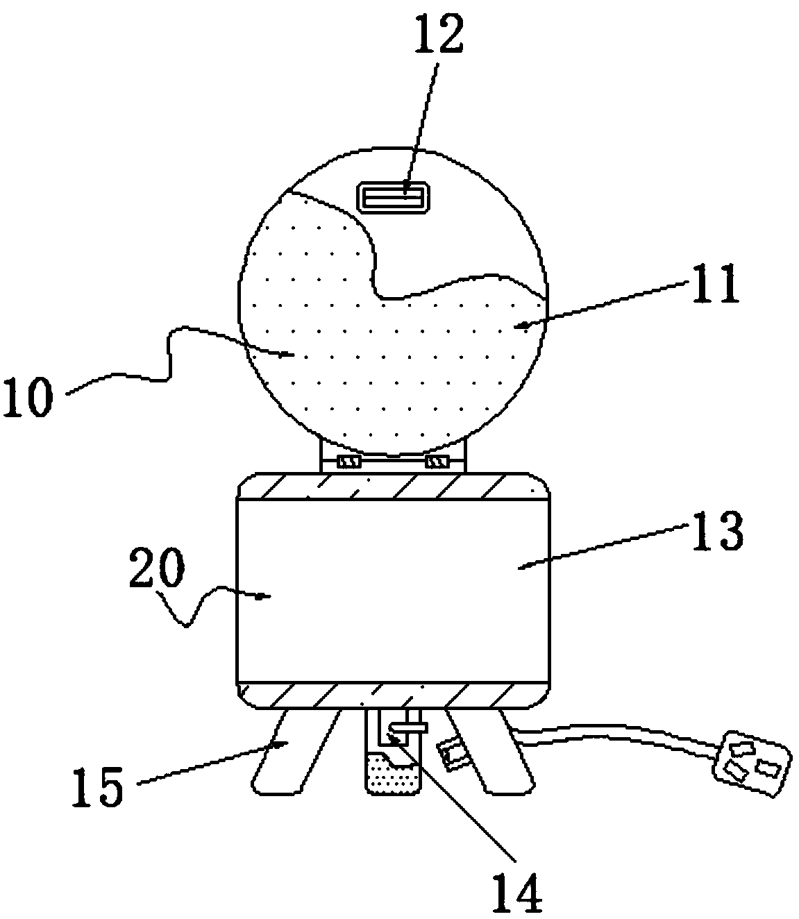 External gynecological drug application device