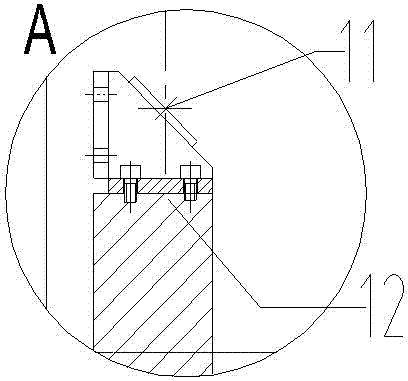 Supersonic gas-solid two-phase flow erosive wear test device