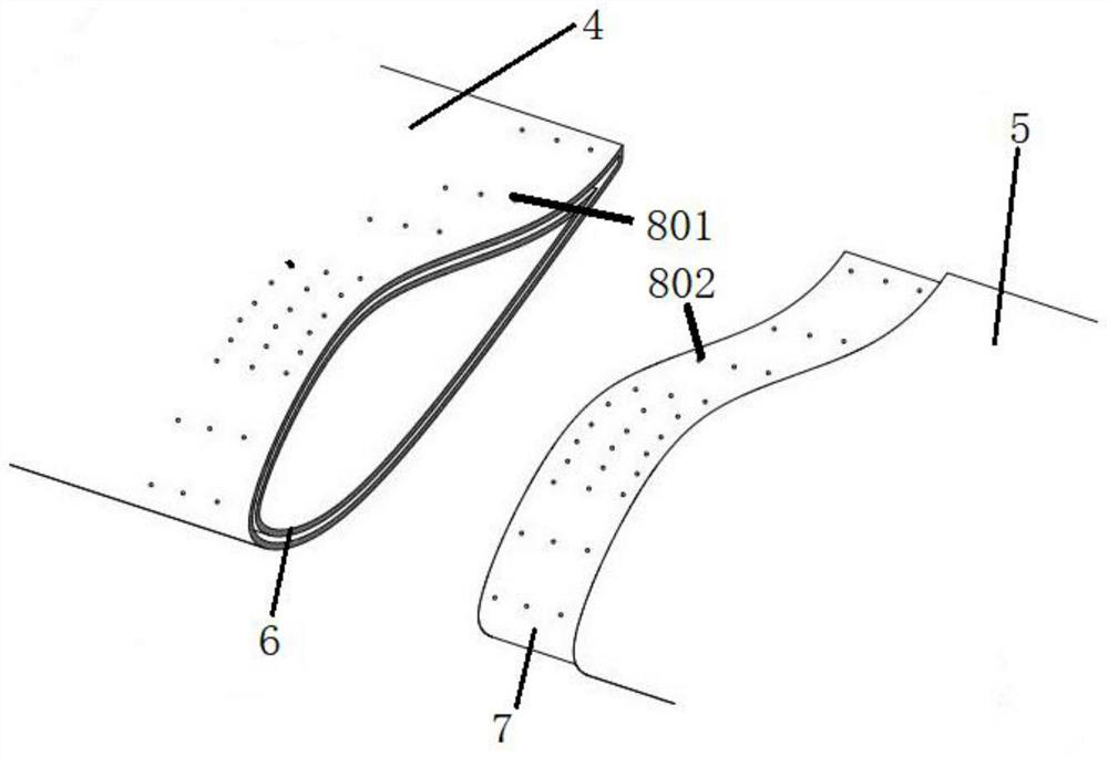 Sectional type fan blade and assembling method thereof